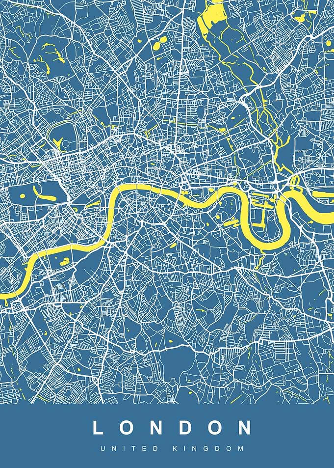 Map London England