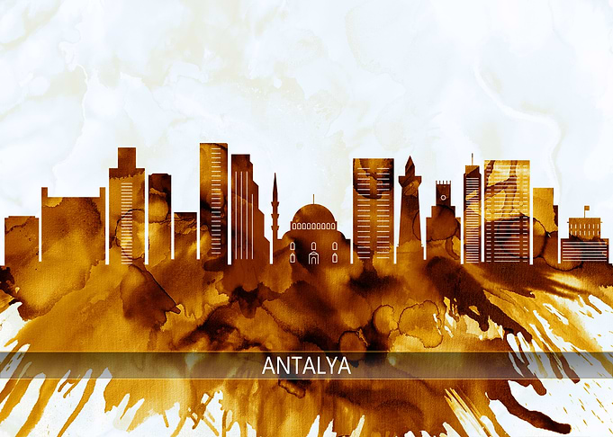 Antalya Turkey Skyline