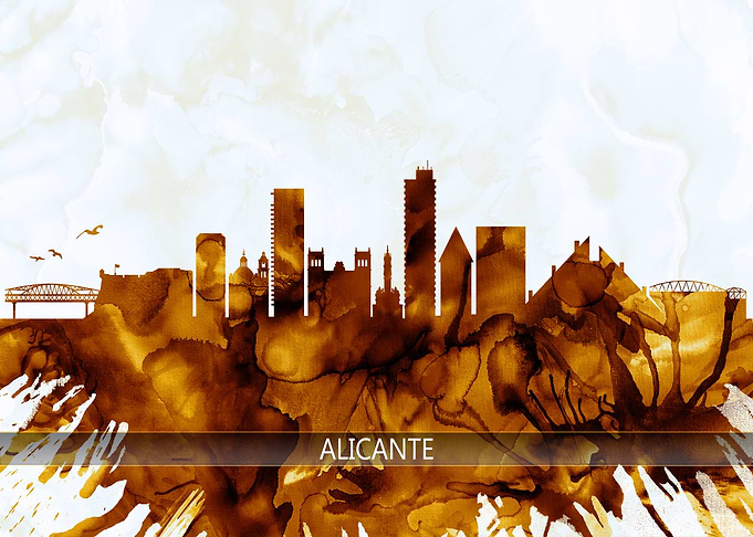 Alicante Spain Skyline