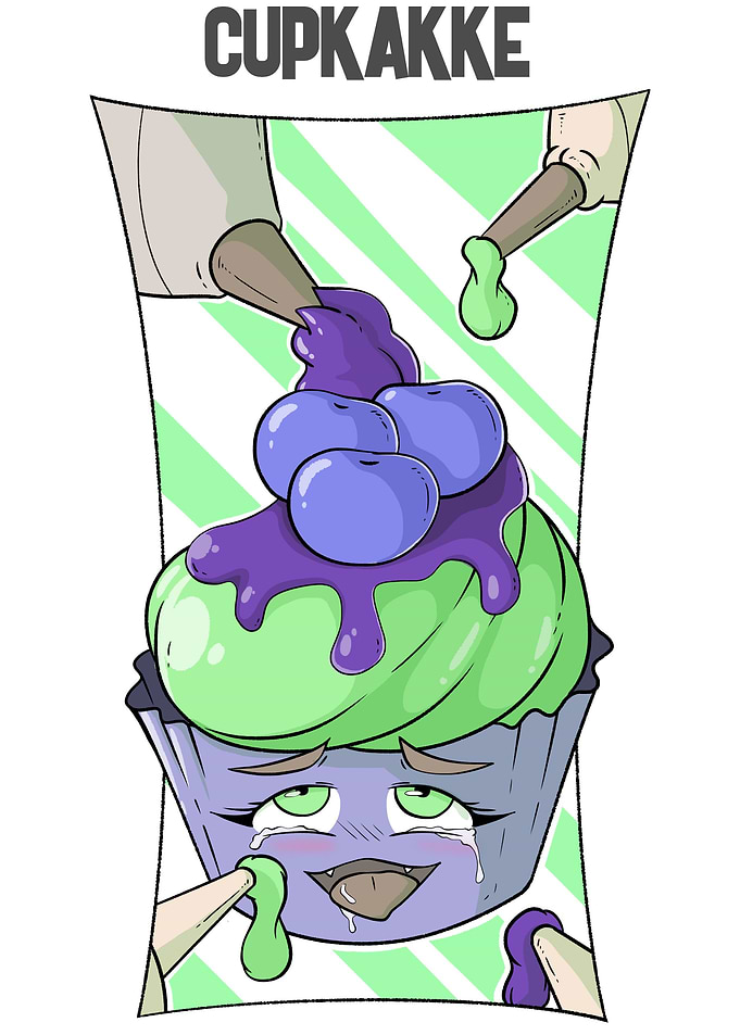 Ahegao Hentai Cupkakke