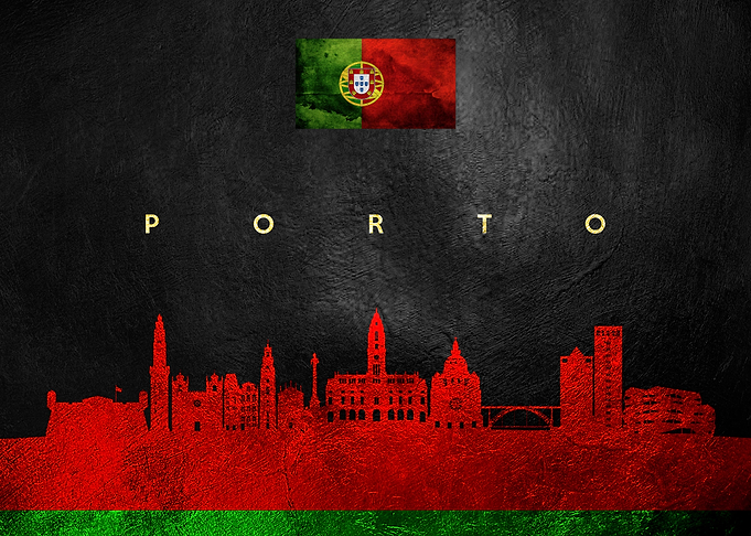 Porto Portugal Skyline