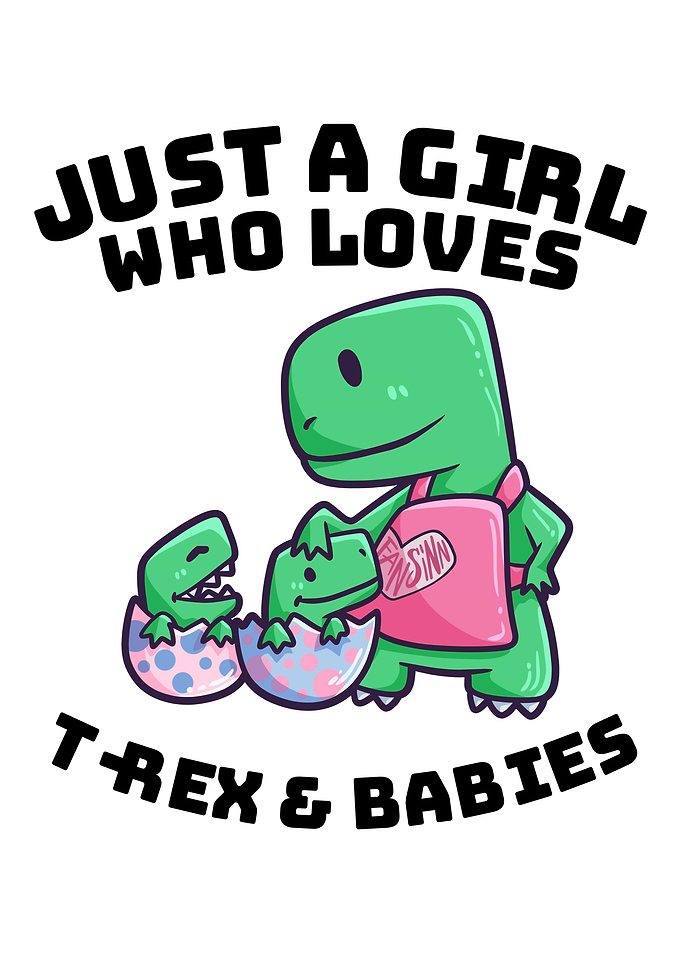 Mother Mama Dino Baby