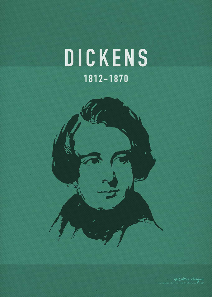 Dickens Author Art