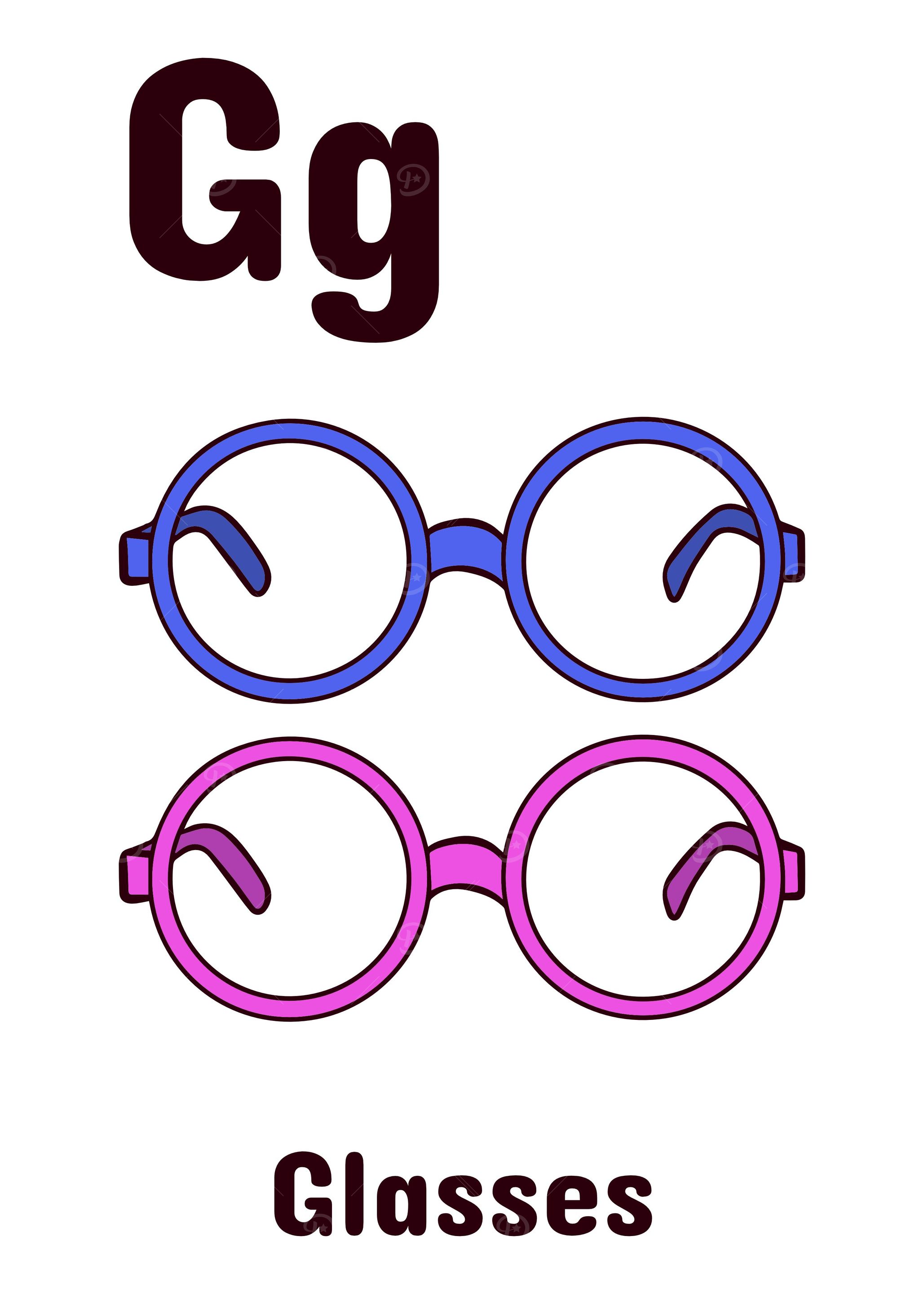 ALPHABET KIDS ABC LETTER G