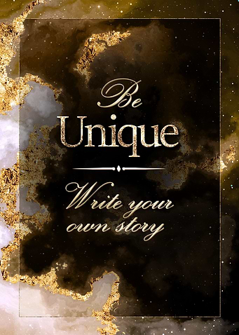 Be Unique Motivational Art