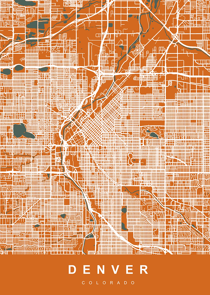 Map Denver Colorado
