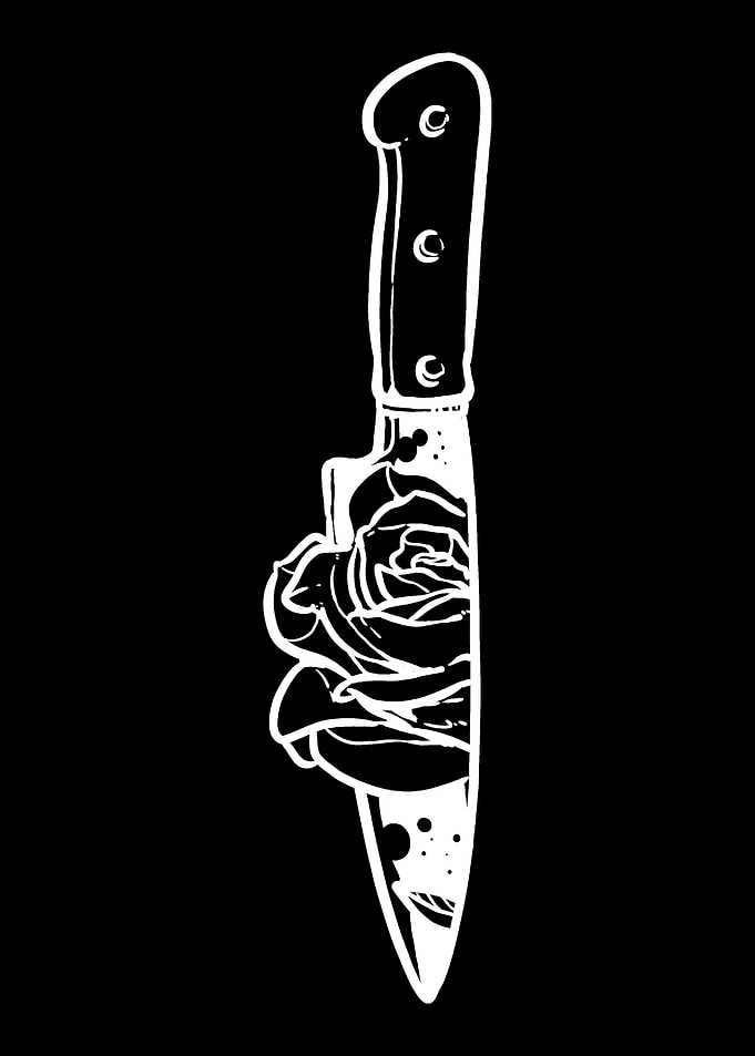 Knife Rose Spooky And Scar