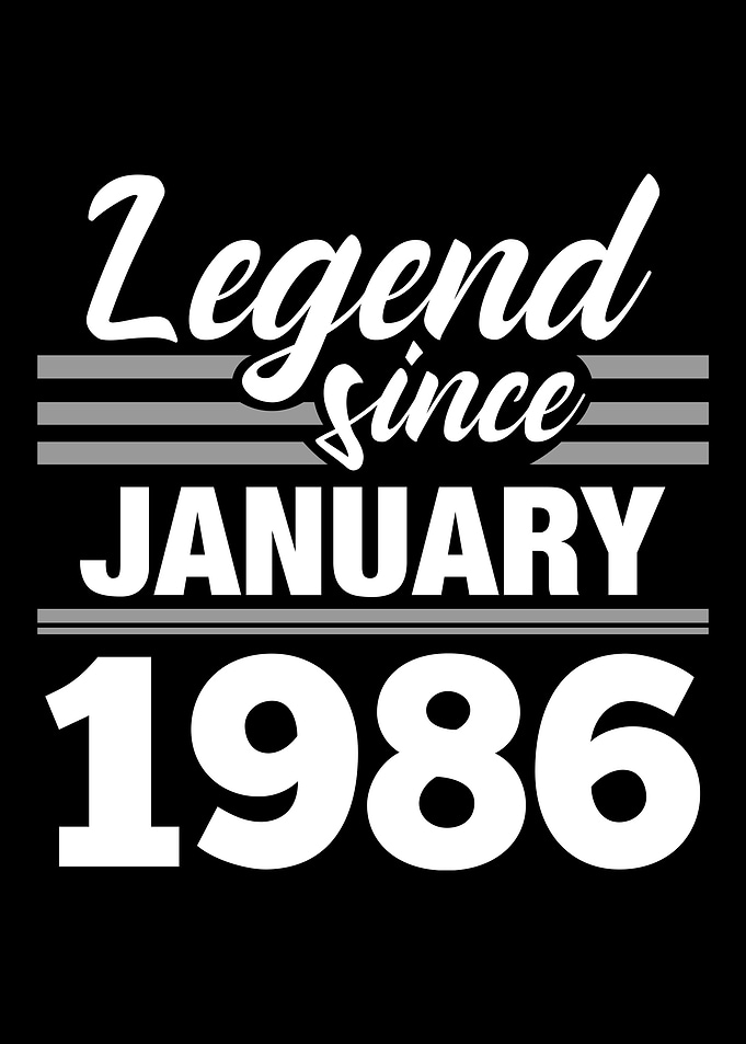 Legend Since January 1986