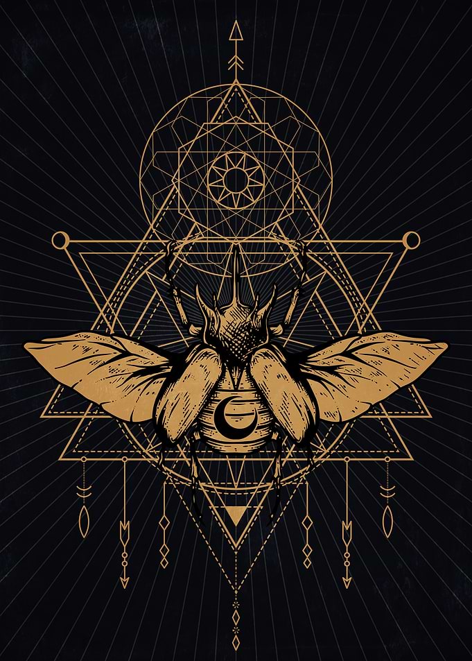 Shaman Scarab Beetle
