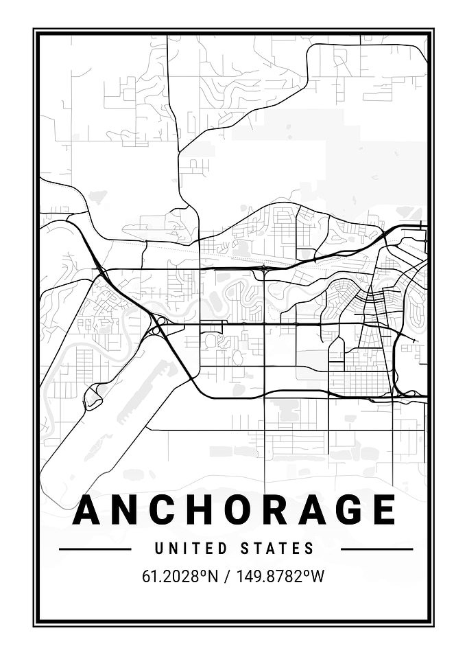 Anchorage Light City Map