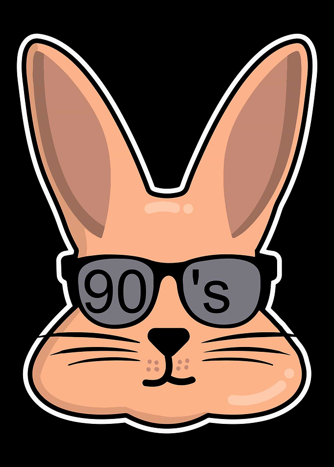 90s Party Animal Rabbit