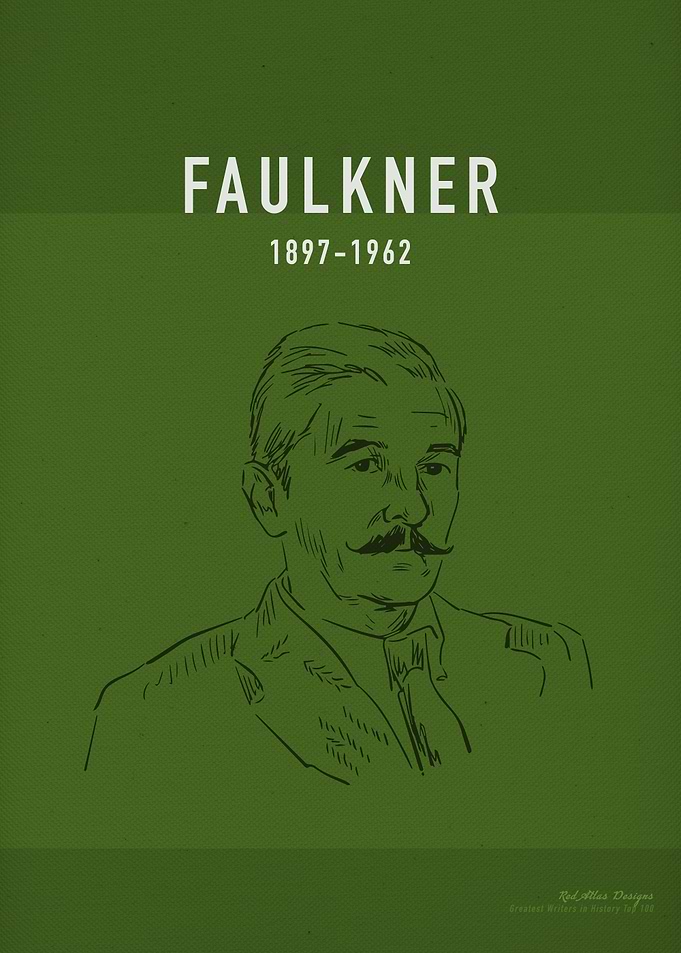 Faulkner Author Art