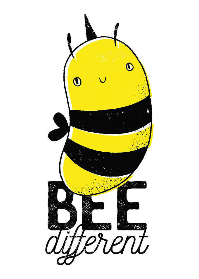 Funny bees BEE Different