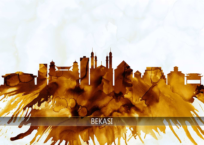 Bekasi Indonesia Skyline