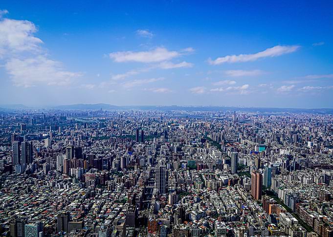 Taipei from above