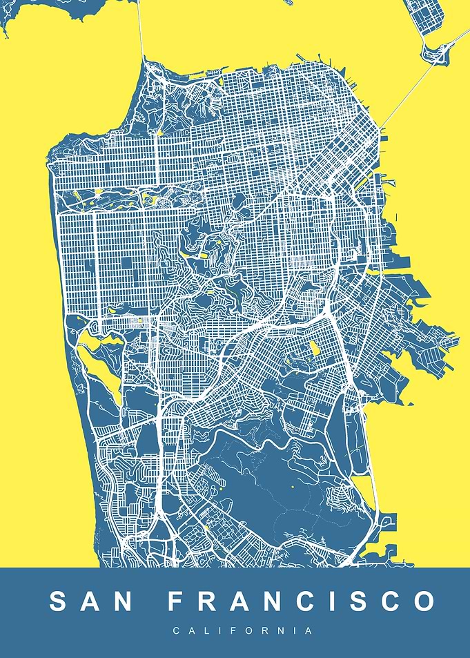 Map San Francisco US