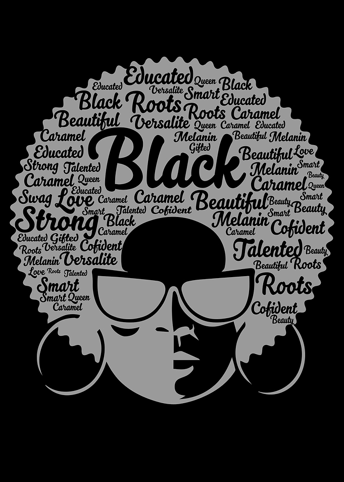 Black Afro Woman