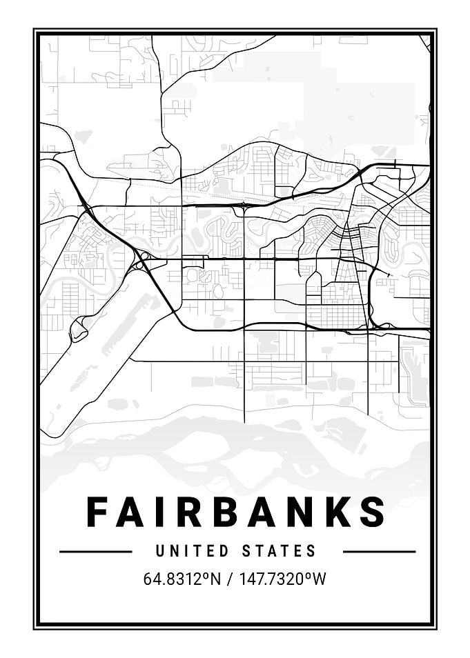 Fairbanks Light City Map
