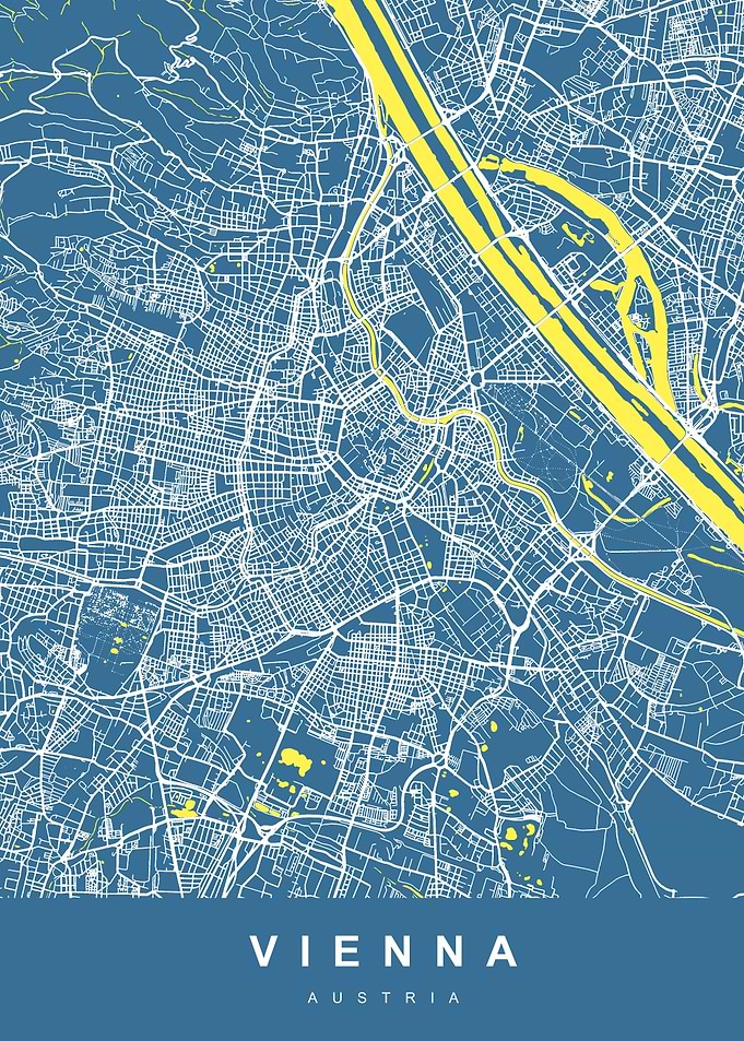 Map Vienna Austria
