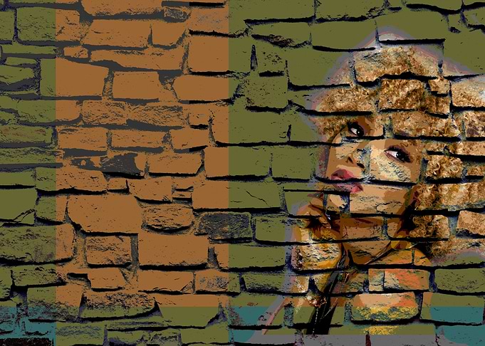 Hip Hop Afro Girl Grafitti