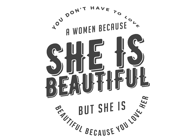 you dont have to love