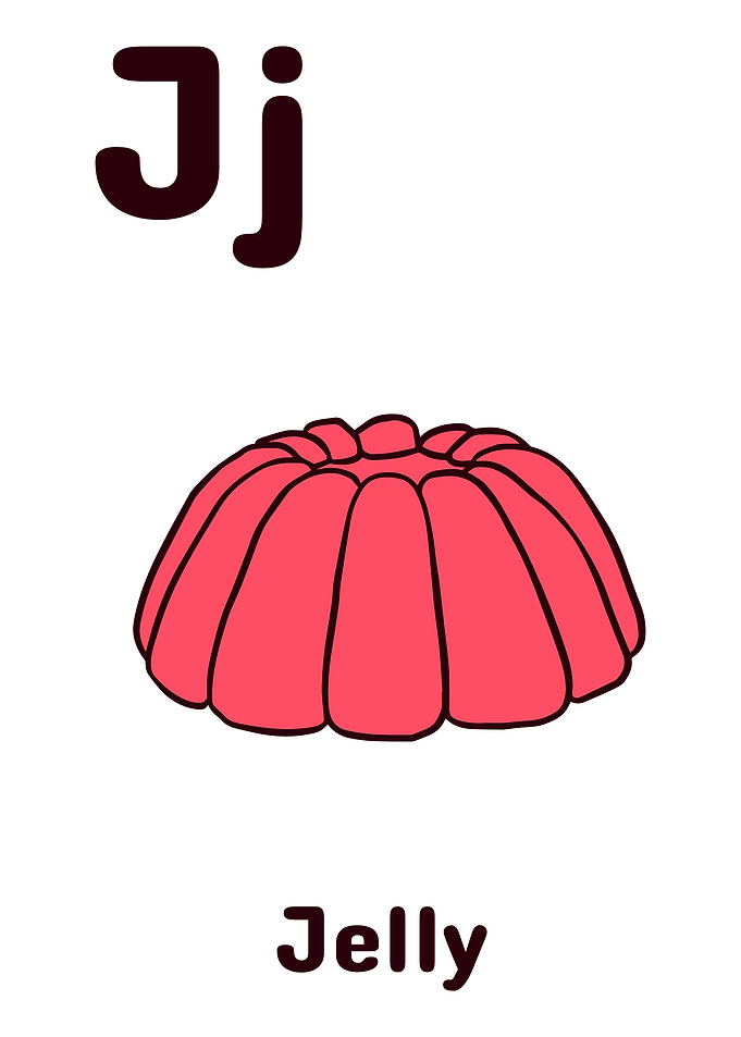 ALPHABET KIDS ABC LETTER J
