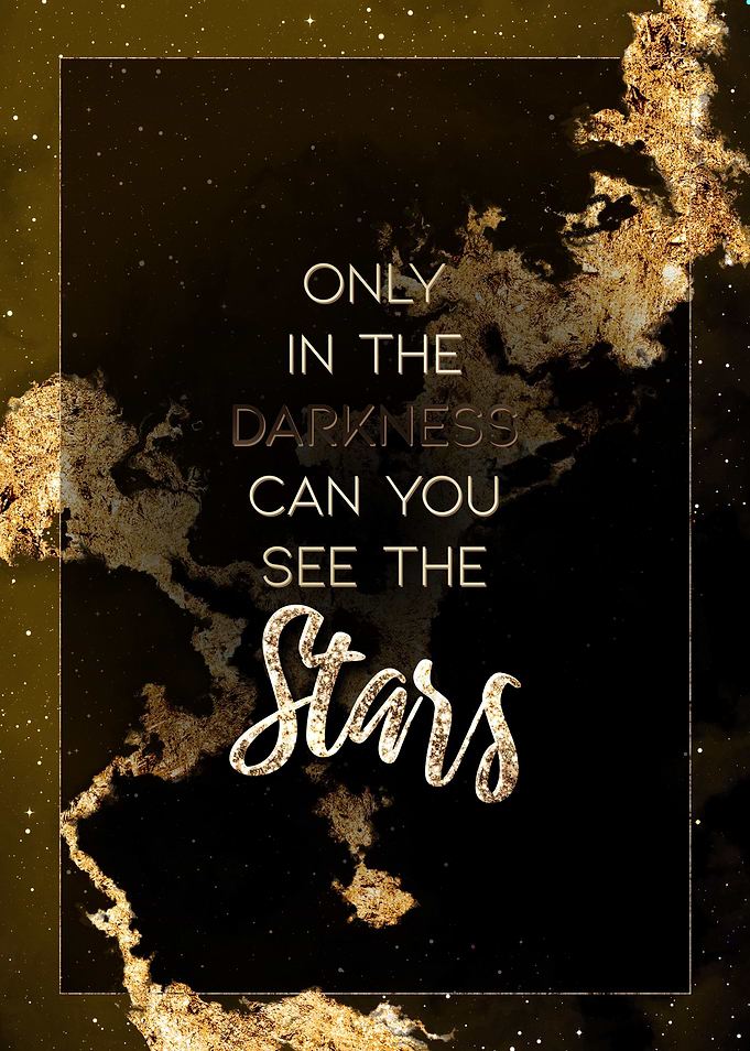 Only in Darkness Stars Art
