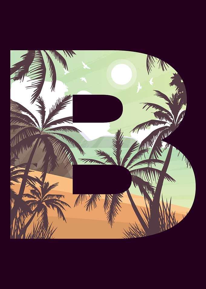 Letter B for Beach