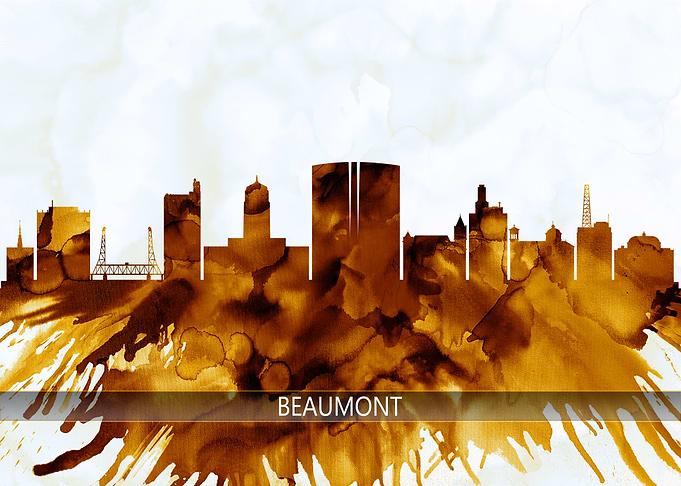 Beaumont Texas Skyline