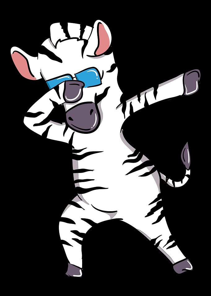Dabbing Dancing Zoo Zebr