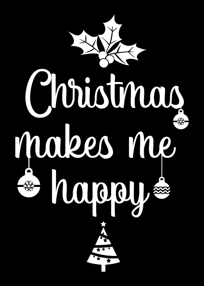 christmas makes me happy