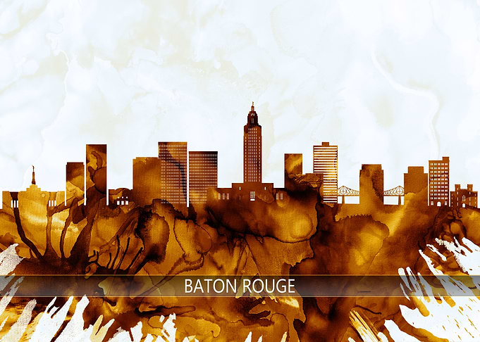 Baton Rouge Skyline