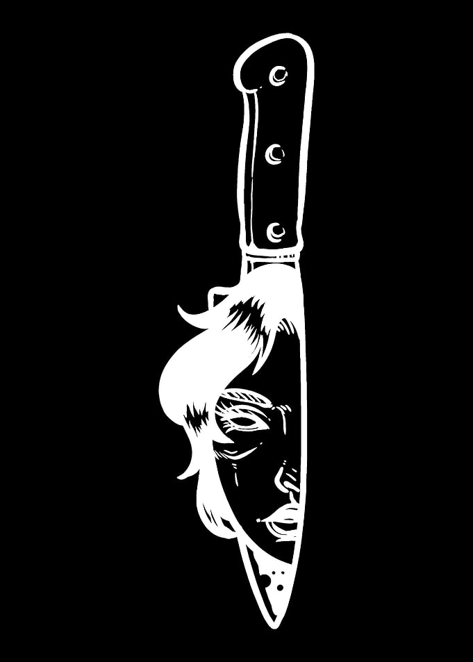 Knife Woman Scary And Cree