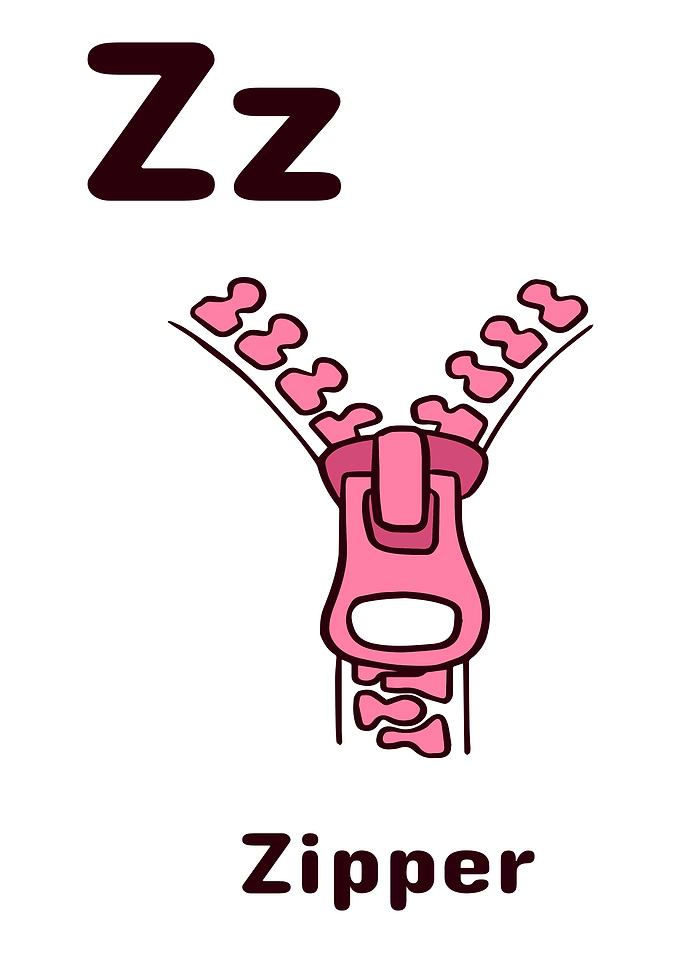ALPHABET KIDS ABC LETTER Z