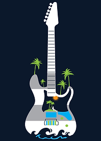 Guitar Musician Vacation