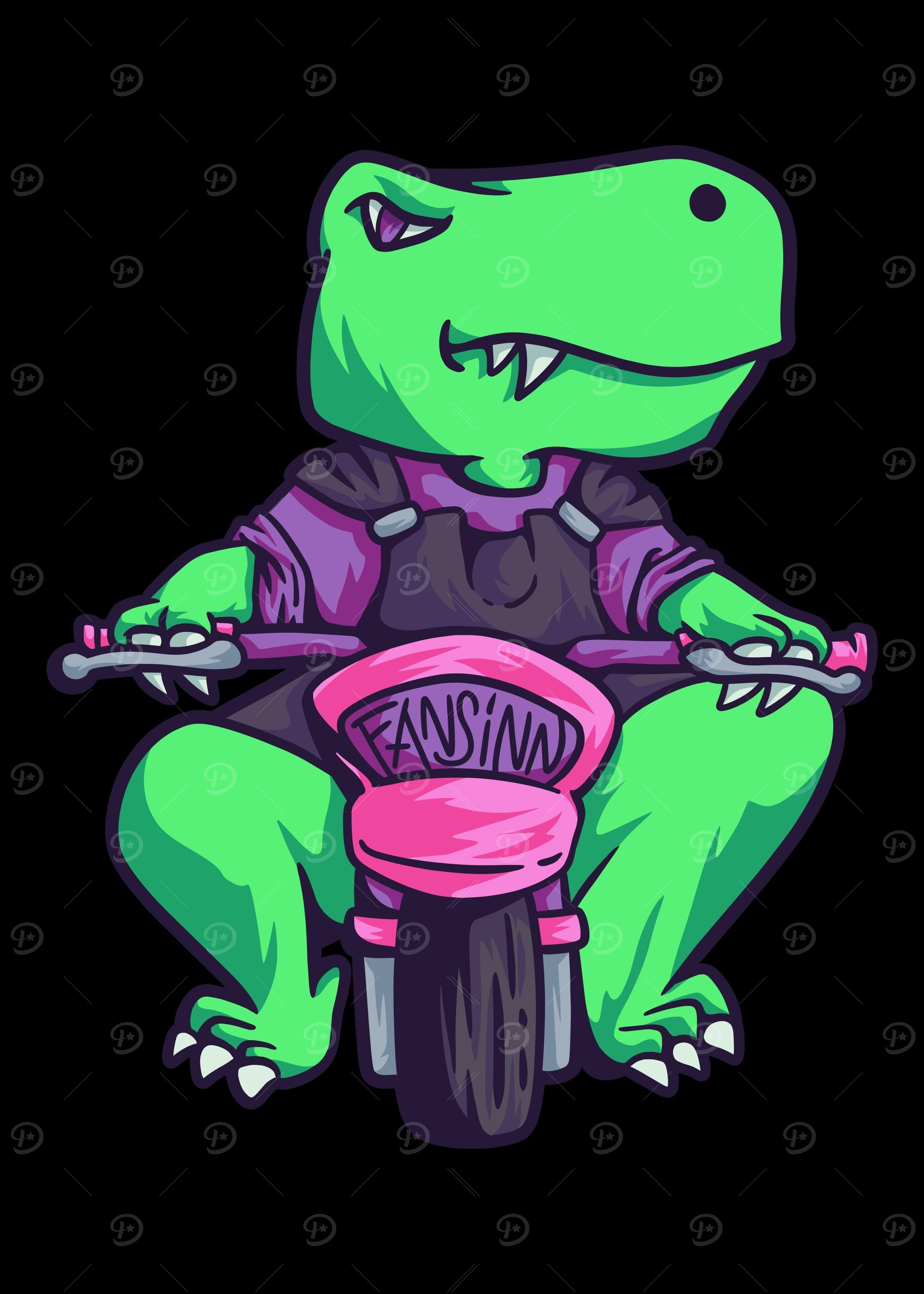 Motorsport dinosaur TRex