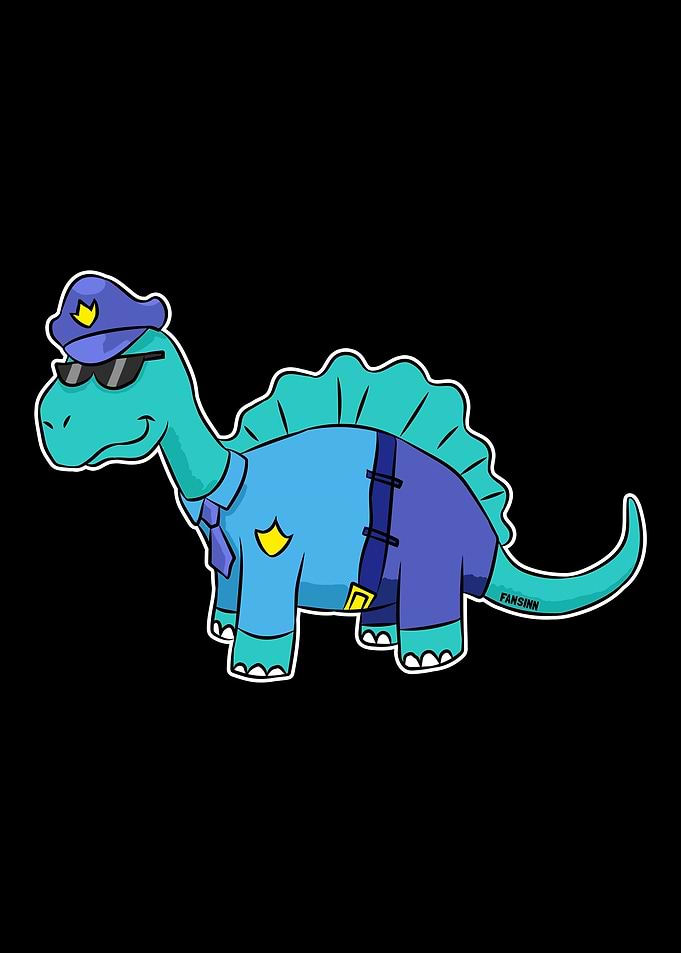 Dinosaurs Police Officer U