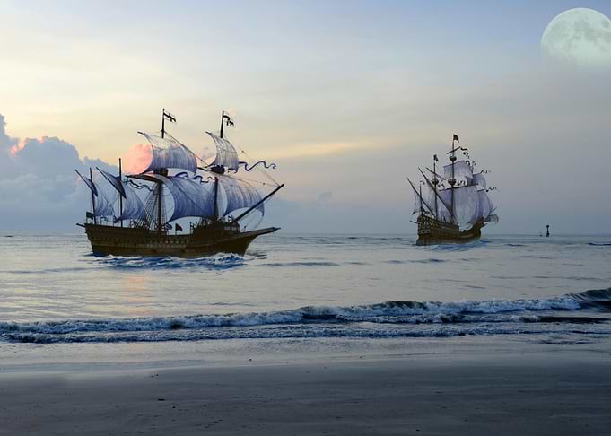 Boat Boats Ship Ocean Suns