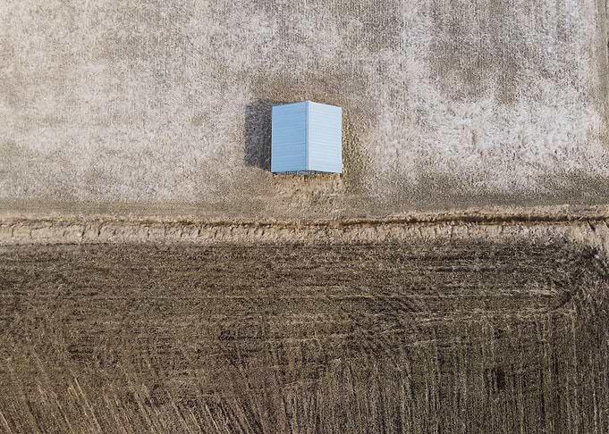Barn House By The Field