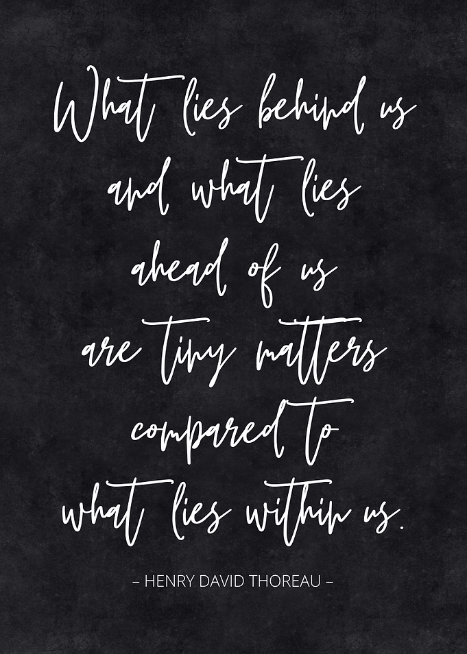 Iconic Thoreau Quote