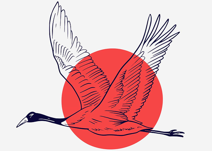 Japanese Crane Tsuru