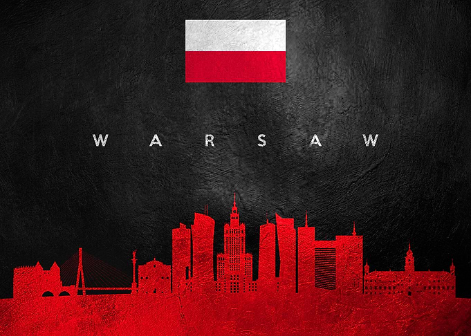 Warsaw Poland Skyline