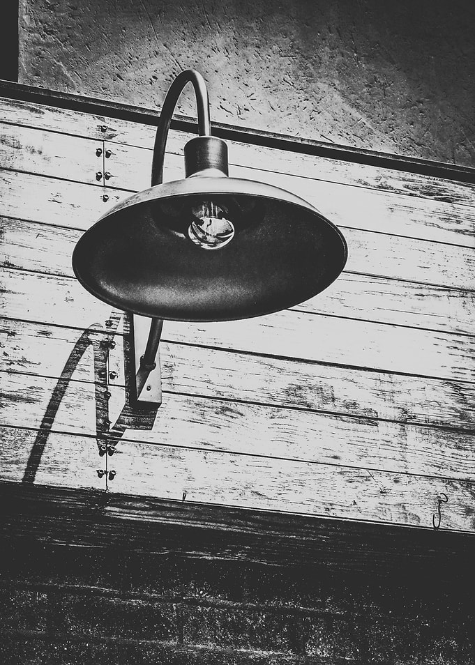 Copper lamp