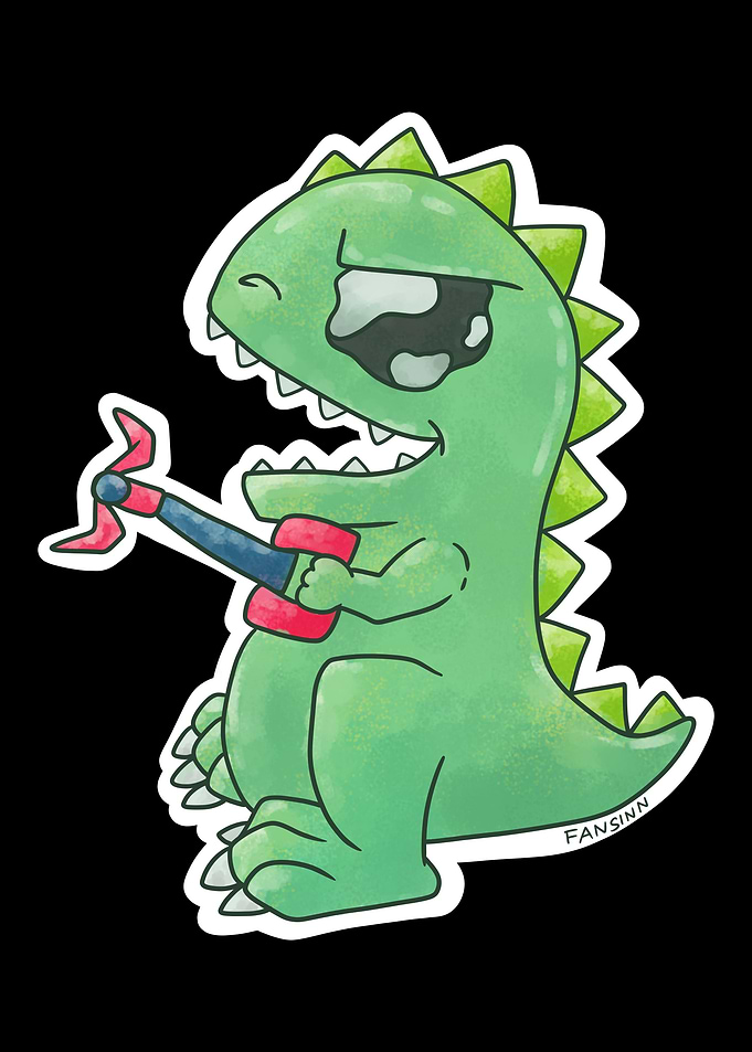 TRex dinosaur dragon funn