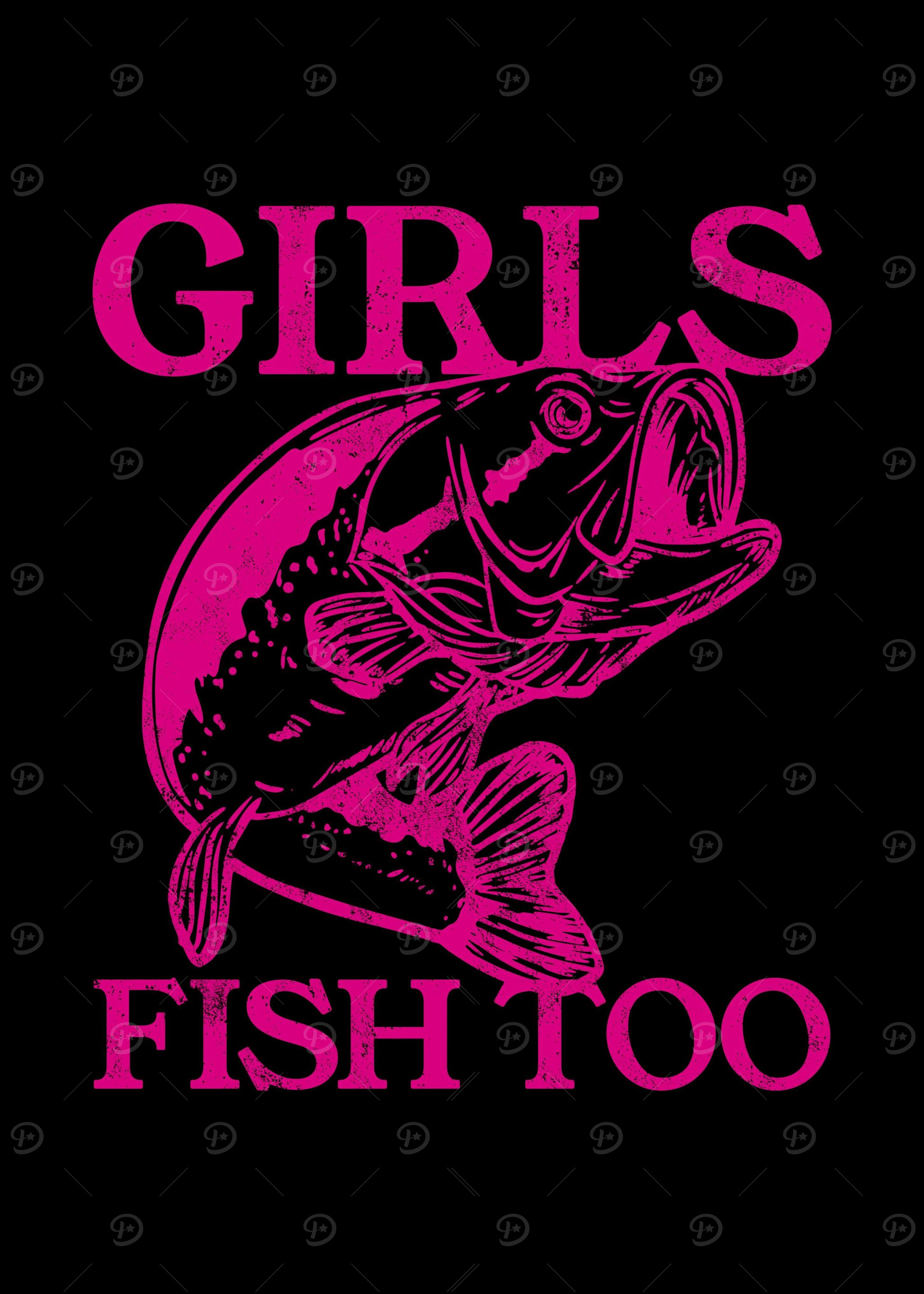 Fishing Girl Funny Fisherw