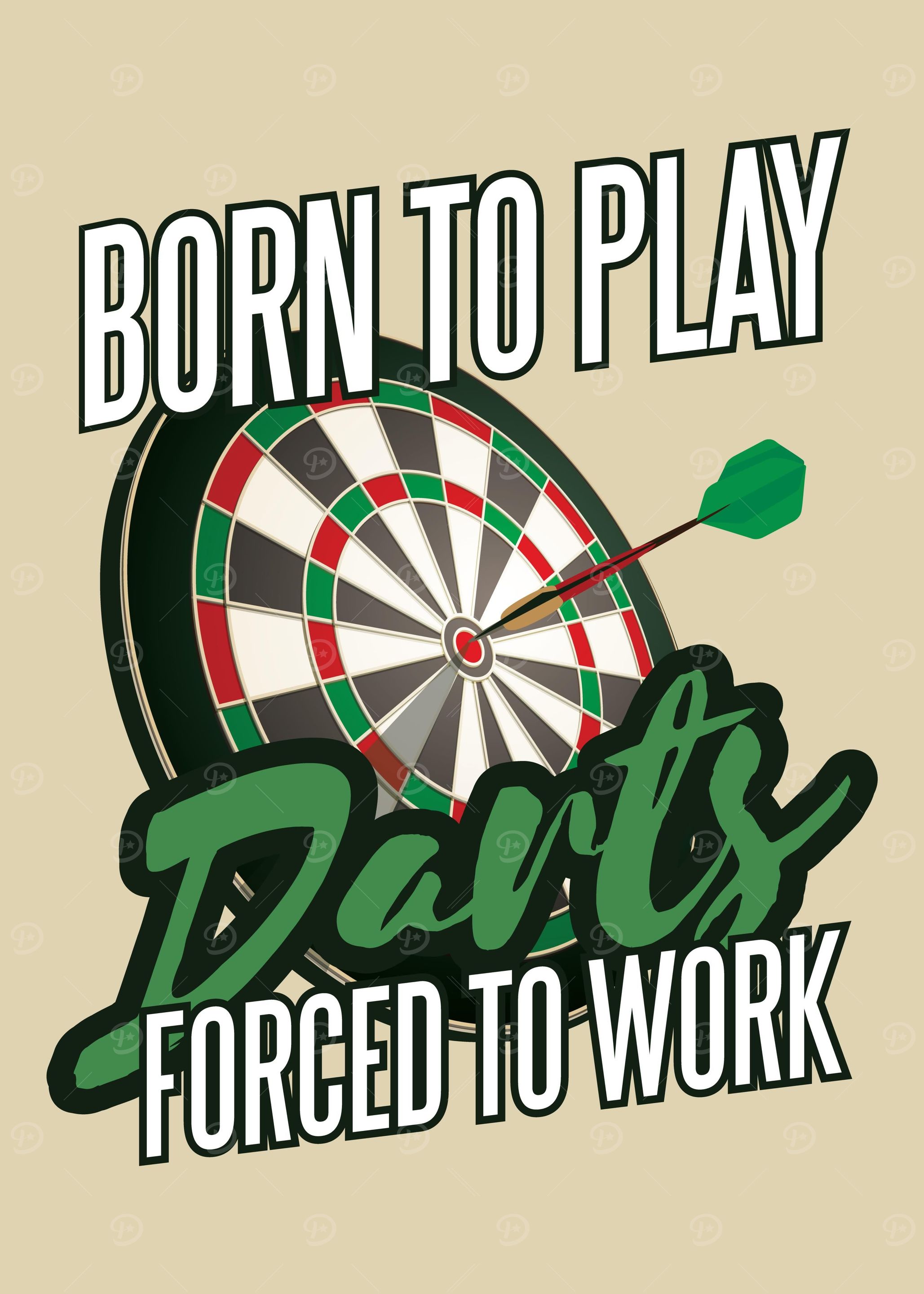 Born darts forced work