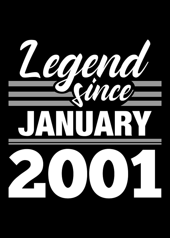 Legend Since January 2001