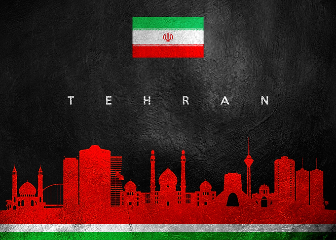 Tehran Iran Skyline
