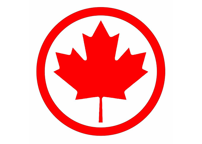 Canadian Leaf Rubber Stamp