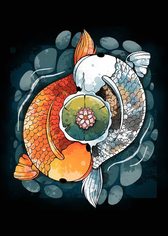Ying Yang Koi